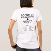 vrijgezelle bruidsmeisje t-shirt (Achterkant)