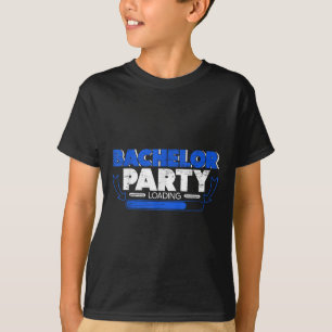 Vrijgezellen laden bruidegom bruid feest grappig t-shirt