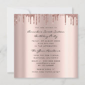 Vrijgezellenfeest - 16e druppelaar - Roos - hart Kaart (Voorkant)