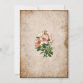 Vrijgezellenfeest  abrikozen kaart (Achterkant)