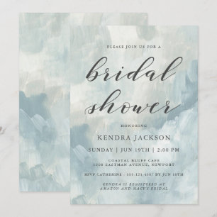 Vrijgezellenfeest Abstracte jumpenseelpenselen Kaart