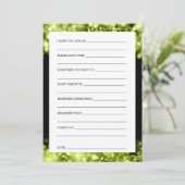 Vrijgezellenfeest Advies Chartreuse Sparkling Ligh Kaart (Staand voorkant)