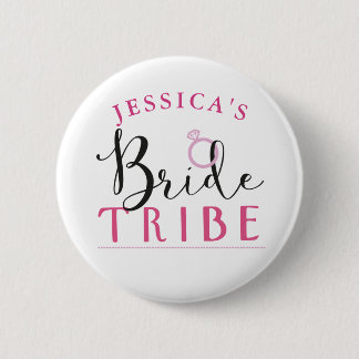 vrijgezellenfeest badges Bachelorette Bride Tribe Ronde Button 5,7 Cm
