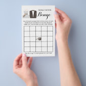 Vrijgezellenfeest Bingo Game Card Flyer (Hand)