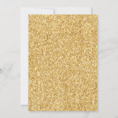 Vrijgezellenfeest - Black Red Gold Kaart (Achterkant)