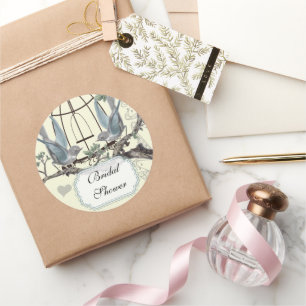 Vrijgezellenfeest  Bluebird Wedding Seal Ronde Sticker