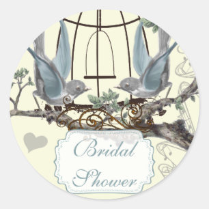 Vrijgezellenfeest  Bluebird Wedding Seal Ronde Sticker