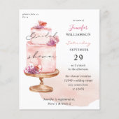 Vrijgezellenfeest brochure met roze tas (Voorkant)