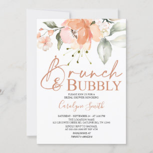 Vrijgezellenfeest Brunch & Bubble Invitation Kaart