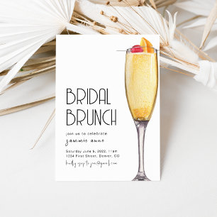 Vrijgezellenfeest Brunch Party Uitnodiging Sjabloo