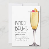 Vrijgezellenfeest Brunch Party Uitnodiging Sjabloo (Voorkant)