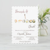 Vrijgezellenfeest Brunch & Sushi Kaart (Staand voorkant)