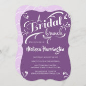 Vrijgezellenfeest brunch uitnodiging (Voorkant / Achterkant)