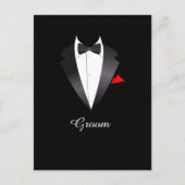 Vrijgezellenfeest Casino Nacht Uitnodiging Briefkaart (Voorkant)