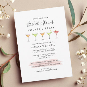 Vrijgezellenfeest Cocktail Party Kaart