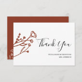 Vrijgezellenfeest Dank u Opmerking Bedankkaart (Voorkant / Achterkant)