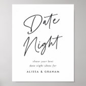 Vrijgezellenfeest Datum Jar Sign. Poster (Voorkant)