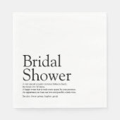 Vrijgezellenfeest Definitie Modern Fun Servet (Voorkant)