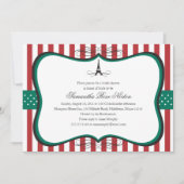 Vrijgezellenfeest Eiffeltoren Kaart (Voorkant)