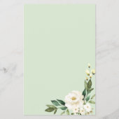 Vrijgezellenfeest Emoji Pictionary Greenery Geomet Flyer (Achterkant)