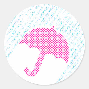 Vrijgezellenfeest Envelope Seal Sticker Hot Pink P