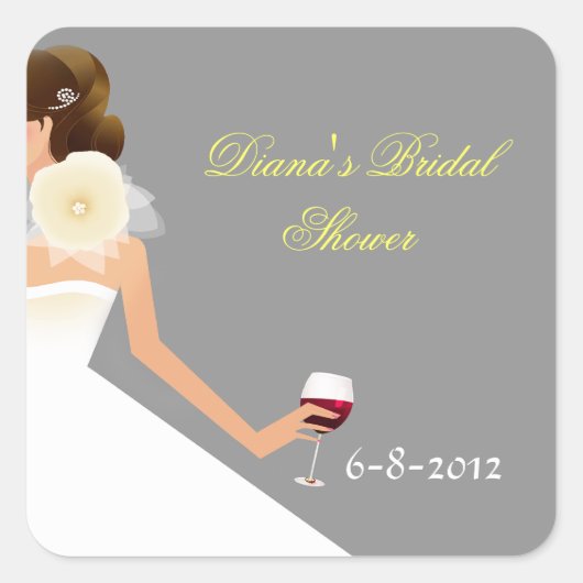 Vrijgezellenfeest Esemble Vierkante Sticker (Voorkant)