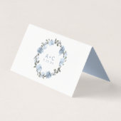 Vrijgezellenfeest Etiket Kaarten Dusty Blue (Achterkant)