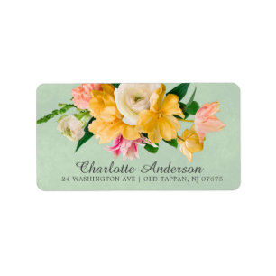 Vrijgezellenfeest Etiket voorvechtweide Floral