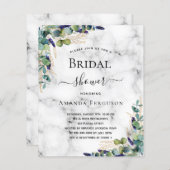 Vrijgezellenfeest eucalyptus marmer (Voorkant / Achterkant)