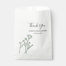 Vrijgezellenfeest Favor Bag Wildflower Sage