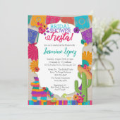 Vrijgezellenfeest Fiesta Uitnodiging (Staand voorkant)