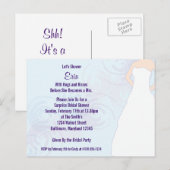 Vrijgezellenfeest Flora Nodig Briefkaarten uit (Voorkant / Achterkant)