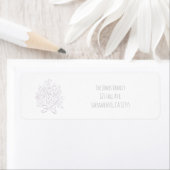 Vrijgezellenfeest Flower Bouquet Invitation Etiket (Insitu)