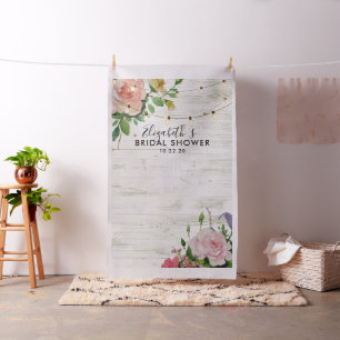 Vrijgezellenfeest Foto Achtergrondbloemen Houtlamp Stof