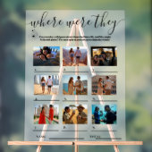 Vrijgezellenfeest Games WAAR ZE WAREN Acryl Bord (Neutraal)