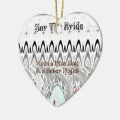 Vrijgezellenfeest Gift Art Print Keramisch Ornament (Links)