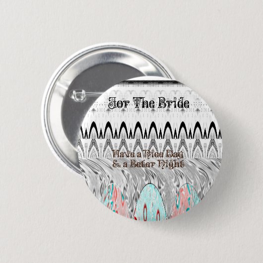 Vrijgezellenfeest Gift Art Print Ronde Button 5,7 Cm (Voorkant /achterkant)