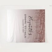 Vrijgezellenfeest Glitter Roos Gold Photo Backdrop Wandkleed (Voorkant (horizontaal))