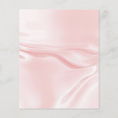 Vrijgezellenfeest goot roze jurk flyer (Achterkant)