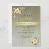 Vrijgezellenfeest Goudbloemen Kaart (Voorkant)