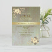 Vrijgezellenfeest Goudbloemen Kaart (Staand voorkant)