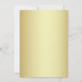 Vrijgezellenfeest Goudbloemen Kaart (Achterkant)