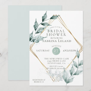 Vrijgezellenfeest   Groene botanische grijze Jade Kaart