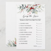 Vrijgezellenfeest Guess Prijs Winterbessen Bladere Briefpapier (Voorkant / Achterkant)