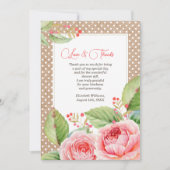 Vrijgezellenfeest - Hartelijk dank - Aangepaste fo Bedankkaart (Voorkant)