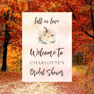 Vrijgezellenfeest herfst in de liefdespompoen welk poster