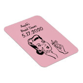 Vrijgezellenfeest Herinnering of Keepsake Magnet Magneet (Rechterzijde)