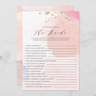 Vrijgezellenfeest hoe goed ken je het spel? kaart