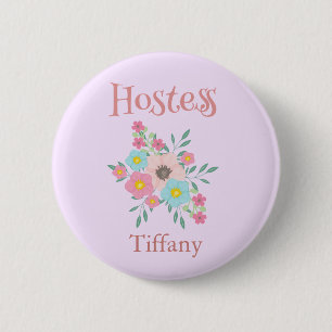 Vrijgezellenfeest Hostess Ronde Button 5,7 Cm