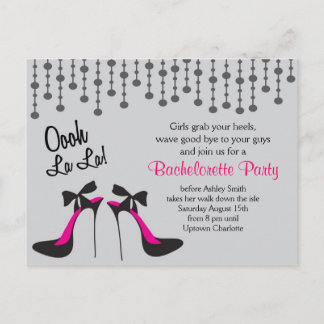 vrijgezellenfeest ideeën Party / Girls Night Out / Uitnodiging Briefkaart